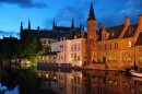 Brugge at night