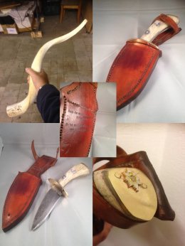 Bespoke hand-made hunting knives