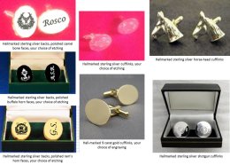 Hand-made, bespoke and unique cufflinks
