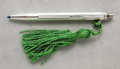 Hallmarked sterling silver handbag pencil