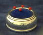 Hallmarked sterling silver pin cushion