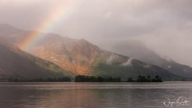 loch Leven Mist and Rainbow