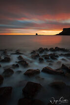 Black Nab At Sunrise.