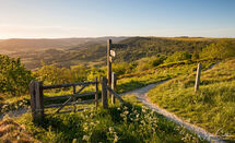 Sutton Bank Signpost and Gate.