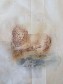 Hand printed Collage Inspired Textile Art