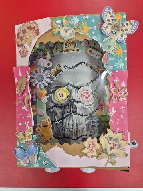 3D Collage & Mixed Media World in a Box