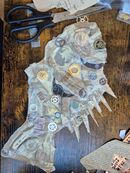 3D Steampunk inspired Sea Creatures Mixed Media & Collage
