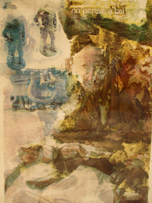Existence - Untitled IV (Ink, Acrylic, on Paper)