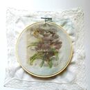 Hand printed Collage Inspired Textile Art