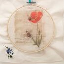 Hand printed Collage Inspired Textile Art