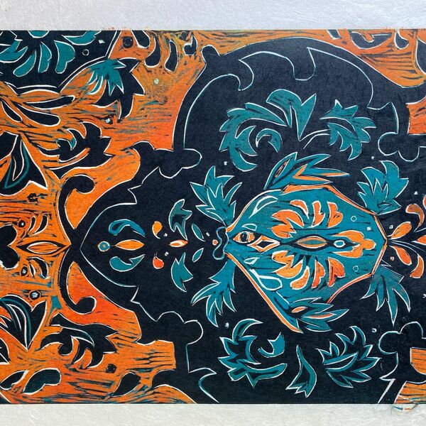 Wallpaper Dreaming Orange