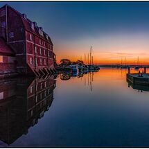 Dave Smith - Ashlett Mill in reflective shadow - HC
