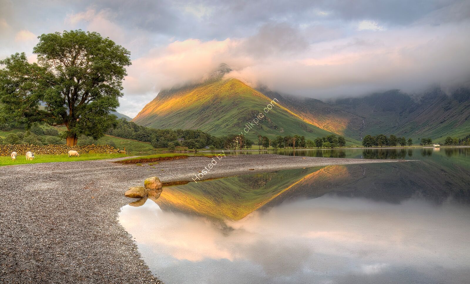 Buttermere late evening light