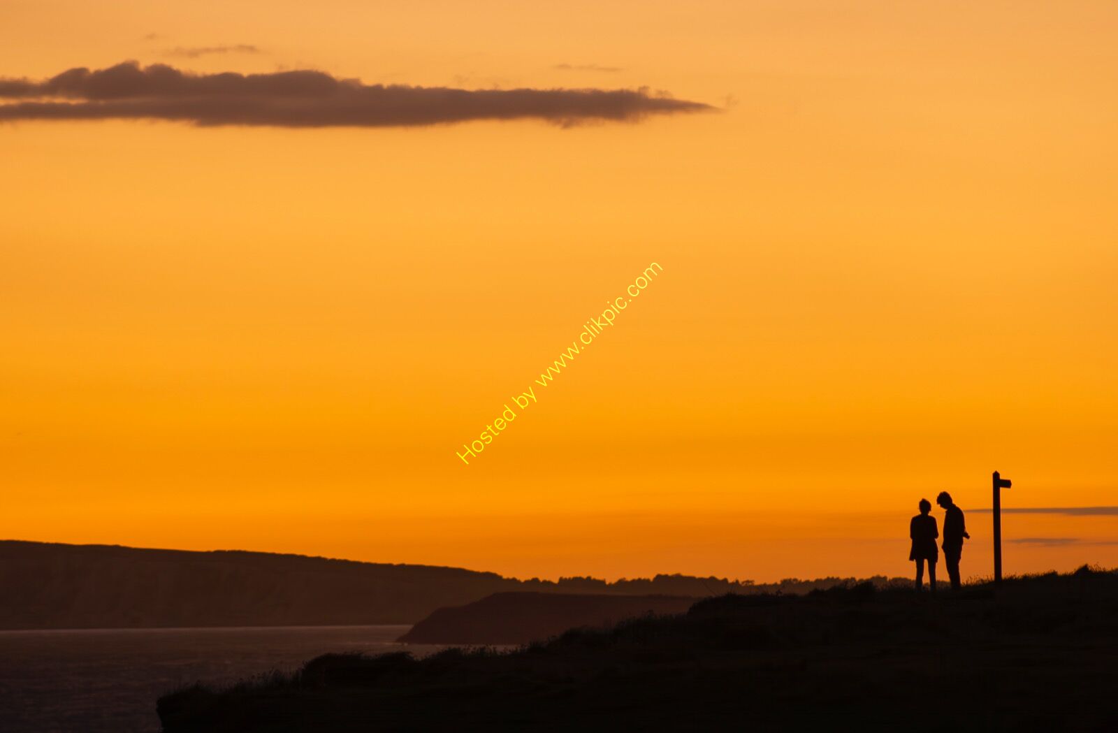 Clifftop conversation - H/C -