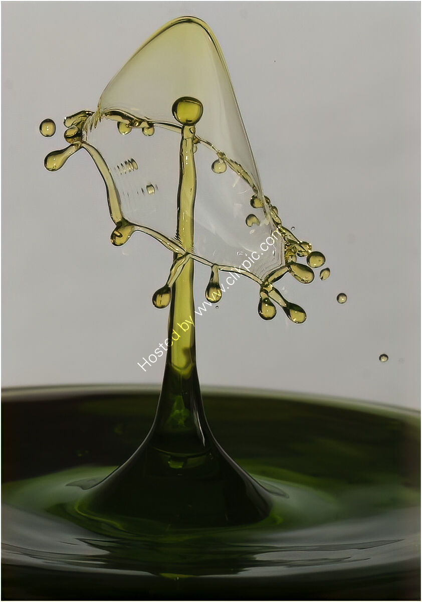 Colliding water droplets - 3rd Place -