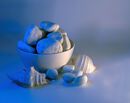 Blue Light on White Stuff