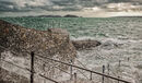 Rough Seas at the Bathing Pool