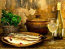 Poisson avec Vin Blanc