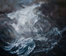 Stormy sea and sky