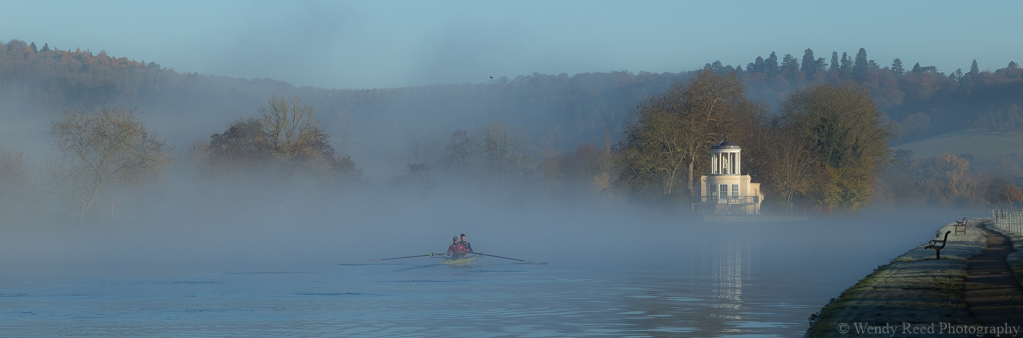 Early risers at Temple Island, Henley-on-Thames