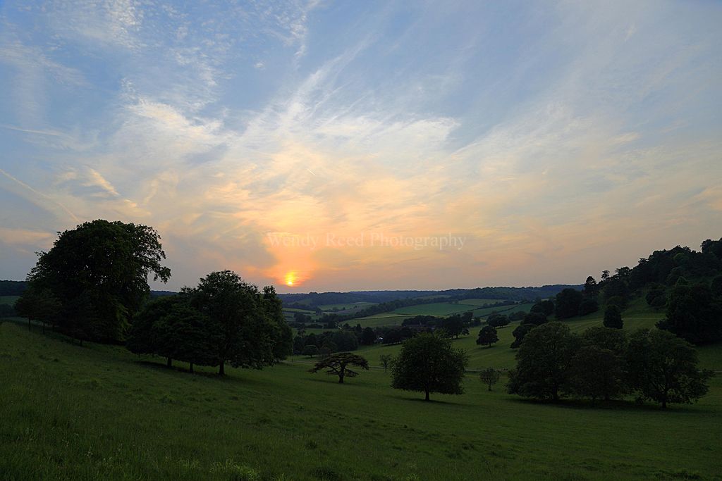 Sunset from Stonor Park