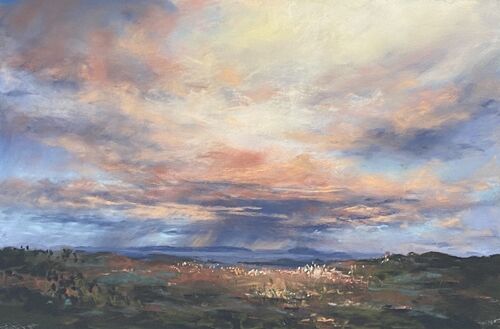 Stormy sunrise over Herm and Jethou