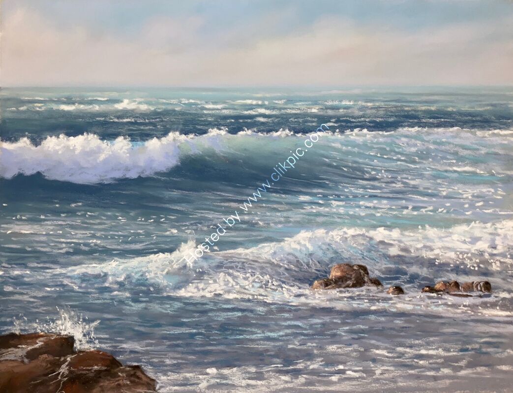 Incoming tide at Portinfer