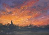 Sunrise over Vale Church