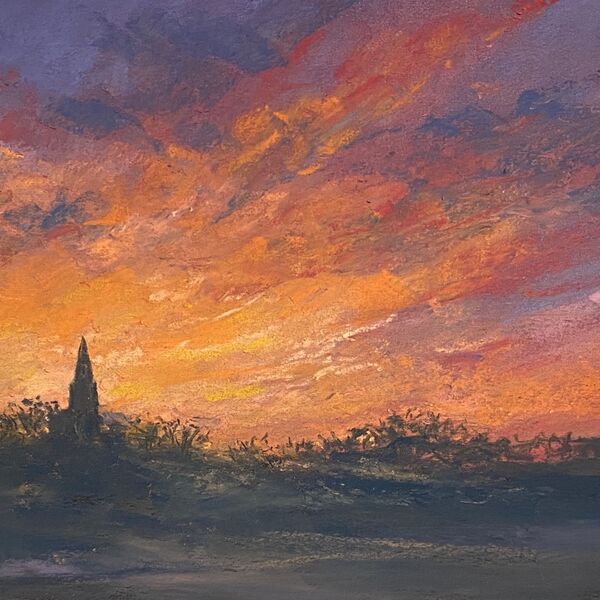 Sunrise over Vale Church