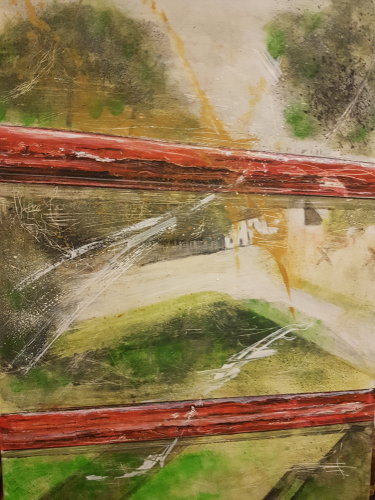 Phone Box on the Green, 2018 SOLD