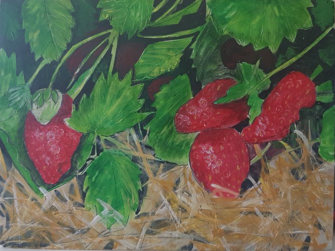 Strawberries, 2018 (SOLD)