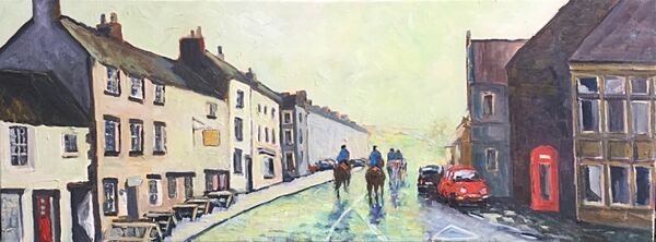 The First Lot - Early Morning, Middleham (oils) £150