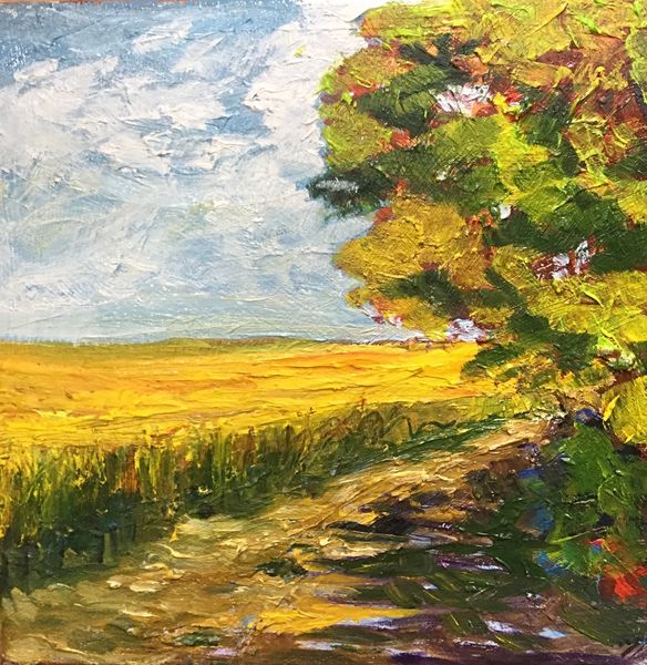 Golden Field (oils) 8" x 8" £90