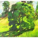 Sleningford Pasture (oils). £90 (8x6”)