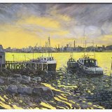 Harbour a Study in Grey (oils) £240.
