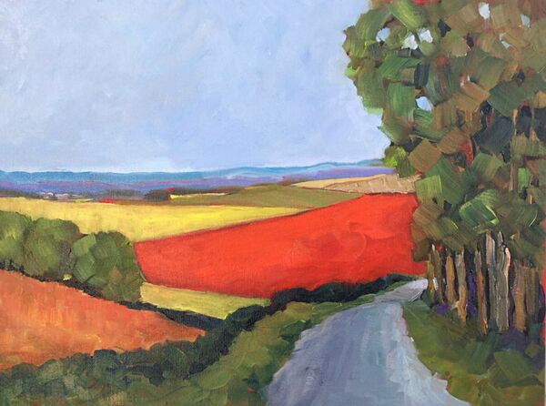 The Red Field (oils) £150