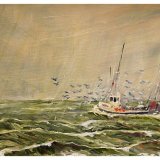 Out of Whitby (oils) £200 (12x10”) Available from Moorlands Gallery, Bedale or contact me.