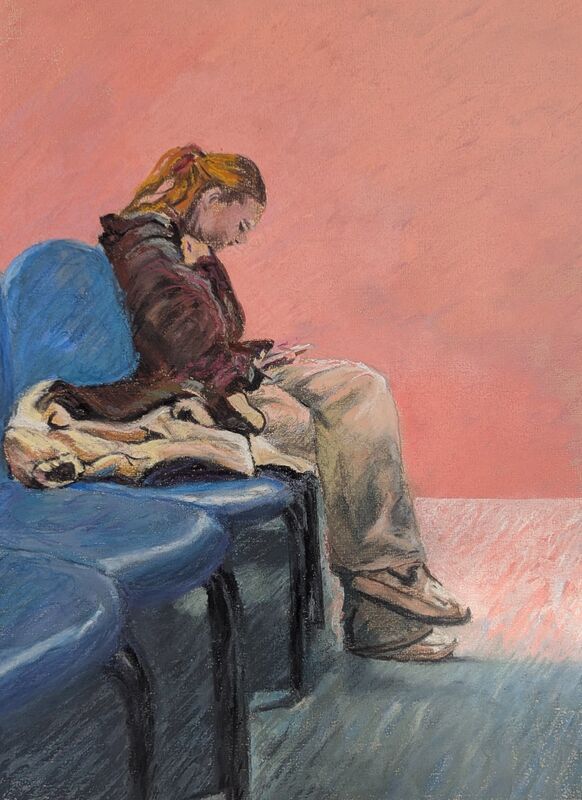 Killing Time (£400) pastel