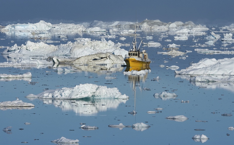 06 Icefjord Fishing Greenland by Jane Lee