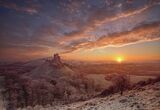09 Corfe Castle Sunrise by Garry Prescott