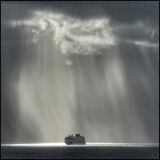 24 MV Britannia in a storm off Weymouth Bay by Steve Broadhurst