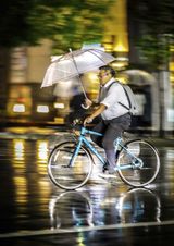 Cabriolet Cycling by Peter Yendell Commended Section A