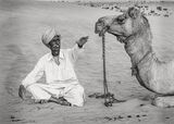 Camel Rider by Peter Yendell Highly Commended Section A