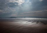 Evening Light At Rhossili Bay by Helen Gibson