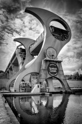 Falkirk Wheel by Graham Lawrence
