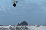 High Flying Kite Surfer by Malcolm Kitto