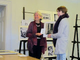 Emma being congratulated by Ginny Campbell
