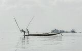 Lake Inle Fisherman by Derek Philpott Highly Commended Section A