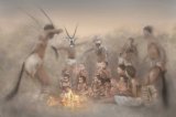 Shaman ritual trance dance by Lisa Bukalders