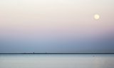 Moon Rise, Portland by Barbara Jenkins